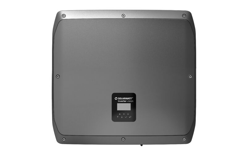 Der notstromfähige Hybrid-Wechselrichter Inverter vision max von Solarwatt.