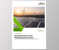 Titelbild des Positionspapiers für die Reform der herkunftsnachweise für erneuerbare Energien