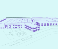 Architektenskizze neue Firmenzentrale Wagner Solar