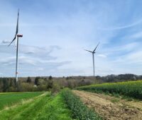 Im Bild ein Windpark, Projektentwickler Abo Energy hat im Geschäftsjahr 2024 die Pipeline erweitert.