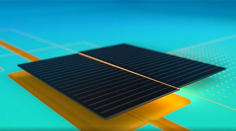Zu sehen ist das neue Photovoltaik-Modul REC Alpha Pure-R.