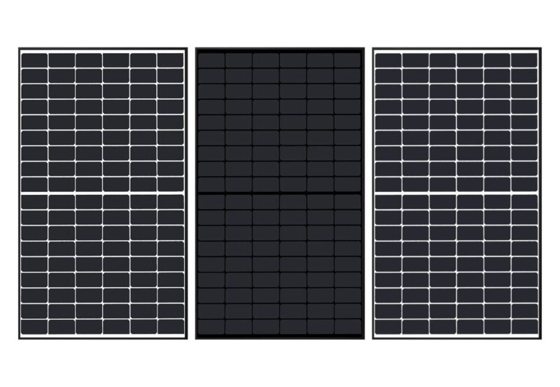 Produktfotos von Solarmodulen der Solarstromfabrik.