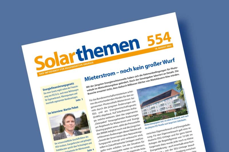 Titelbild Solarthemen 554