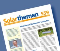 Titelbild der Solarthemen-Ausgabe Nr. 559