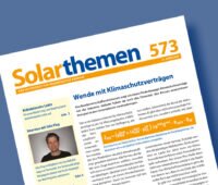 Titelseite der Solarthemen-Ausgabe 573