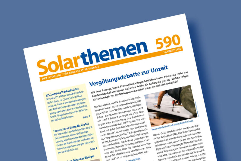 Titelseite Solarthemen-Ausgabe 590