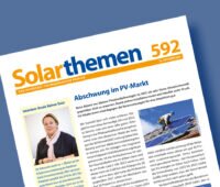 Titelseite (Ausschnitt) der Solarthemen-Ausgabe 592