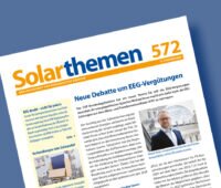 Titelseite der Solarthemen-Ausgabe Nr. 572
