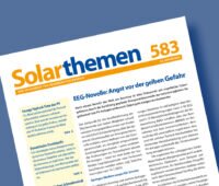 Titelseite der SOlarthemen-Ausgabe Nr. 583