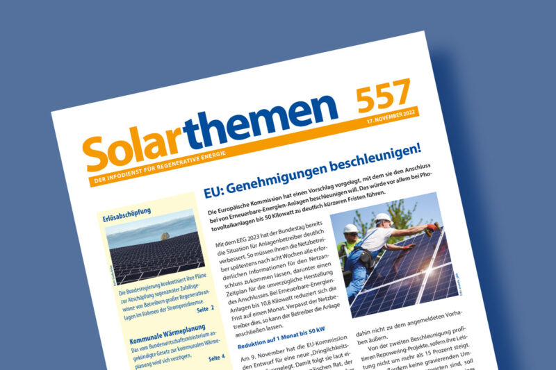 Solarthemen-Ausgabe Nr. 557