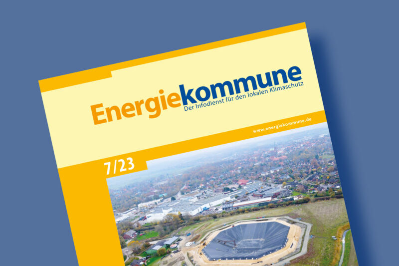 Titelbild der Zeitschrift Energiekommune - Ausgabe 7/23