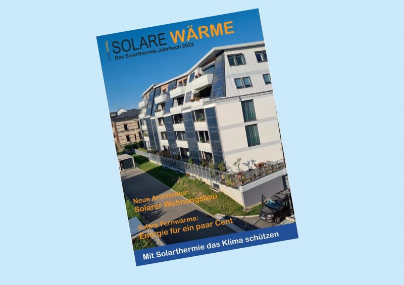 ZU sehen ist das Solarthermie-Jahrbuch 2022.