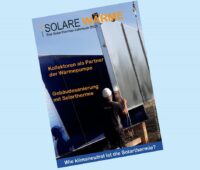 Im Bild das Titelbild vom Solarthermie-Jahrbuch SOLARE WÄRME 2023.