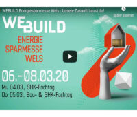 Webuild Energiesparmesse Wels vom 6.bis 8.3.2020 Videohinweis
