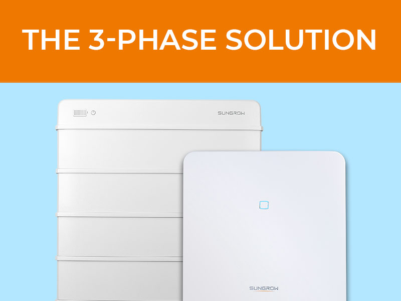 Sungrow: The 3 Phase Solution; Bild von Heimspeicher