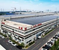 Im Bild ein Werk von Sunova Solar, das Unternehmen hat in der Provinz Sichuan eine Solarzellenfabrik eröffnet.