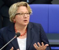 Bundesumweltministerin Svenja Schulze im Bundestag