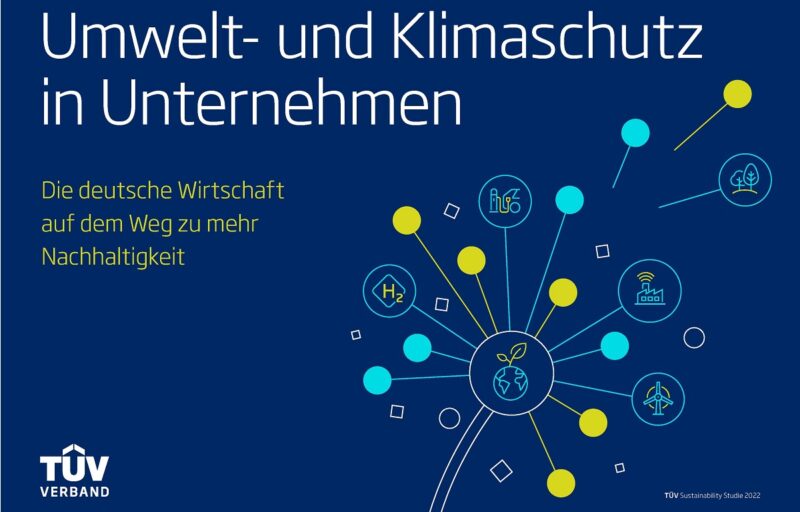 Der TÜV-Verband hat eine repräsentative Ipsos-Umfrage zu Umwelt- und Klimaschutz in Unternehmen in Auftrag gegeben.