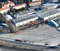 Im Bild die Fläche auf der Batteriegroßspeicher in Döbeln entstehen soll.