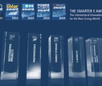 Die The Smarter E Award Trophäen als Grafik