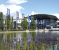 Eingang West der Münchener Messe