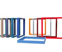 Bunte Kunststoffrahmen für Solarmodule