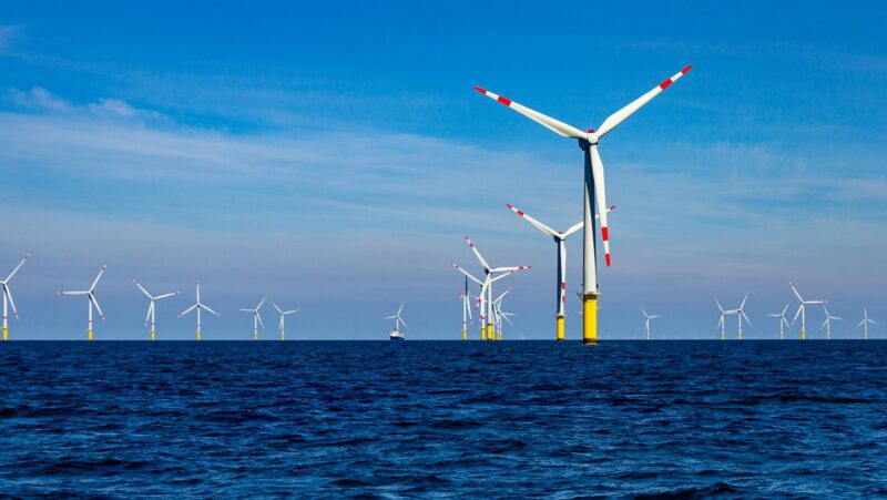 Trianel Windpark Borkum in der Nordsee
