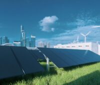 Im Bild eine Grafik, die das Geschäft von Trina Solar symbolisieren soll. Trina Solar hat den Finanzbericht für das erste Halbjahr 2023 vorgelegt.