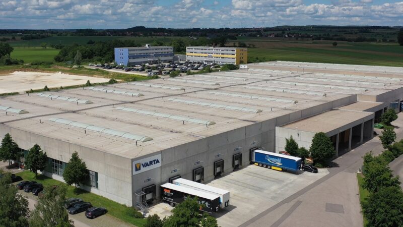 Varta-Werk in Neunheim, im Geschäftsjahr 2024 hat das Unternehmen Verluste gemacht.