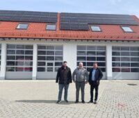 Die PV-Anlage auf dem Feuerwehrhaus liefert günstigen Solarstrom für Vöhringen.