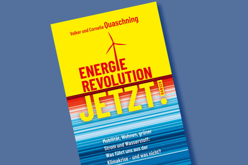 Coverbild des Buches "Energierevolution jetzt" von Volker und Cornelia Quaschning