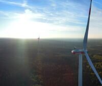Im Bild der Windpark Münsterwald, für den die Stawag Nachrangdarlehen ausgibt.