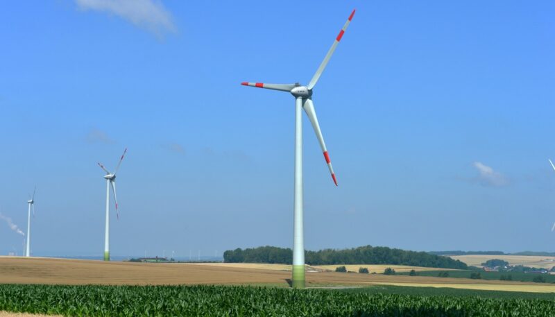 Ein Windpark als Symbol für die Klima-Roadmap für den Niederrhein.
