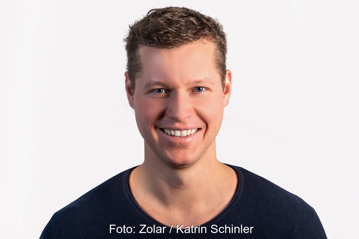 Zu sehen ist Benjamin Rauser neuer Managing Director bei Zolar.