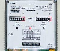 Zweirichtungs-Stromzähler