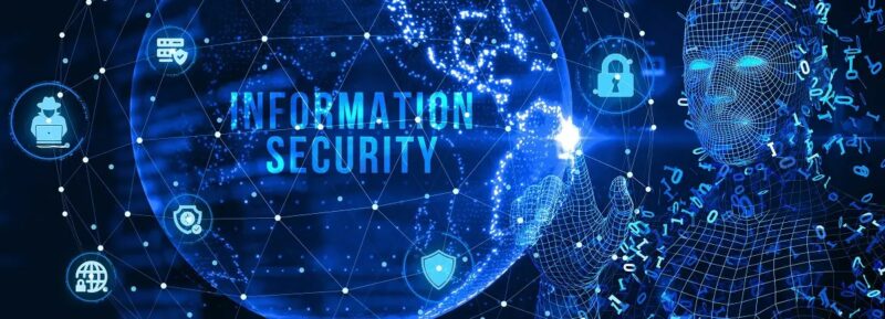 Computergrafik zur Illustration von Cybersicherheit.
