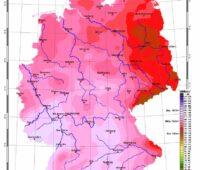 trahlungskarte für Deutschland im Juli 2022