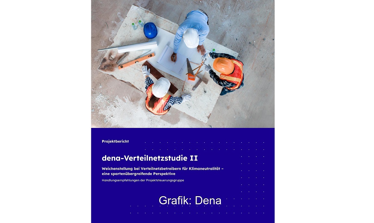 Im Bild das Cover der Dena-Verteilnetzstudie II.