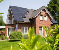 Photovoltaikanlage auf einen Einfamilienhaus
