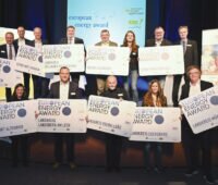 Gruppenforo einer Preisverleihung zum European Energy Award