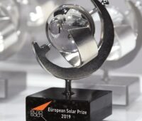 Zu sehen ist der europäische Solarpreis stellvertretend für die Solarpreise 2020.