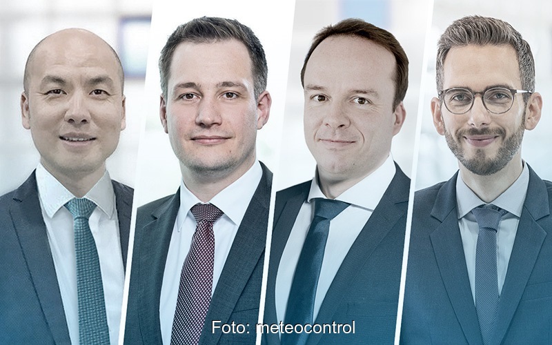 Zu sehen ist die Geschäftsführung von meteocontrol, einem Spezialisten für Photovoltaik-Monitoringsysteme.