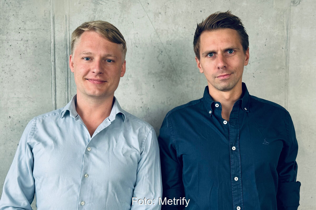 Metrify-Geschäftsführer Bela Schramm und Wim Drozak