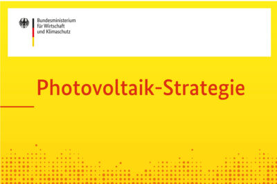 Ausschnitt des Titelbildes der Photovoltaik-Strategie des BMWK