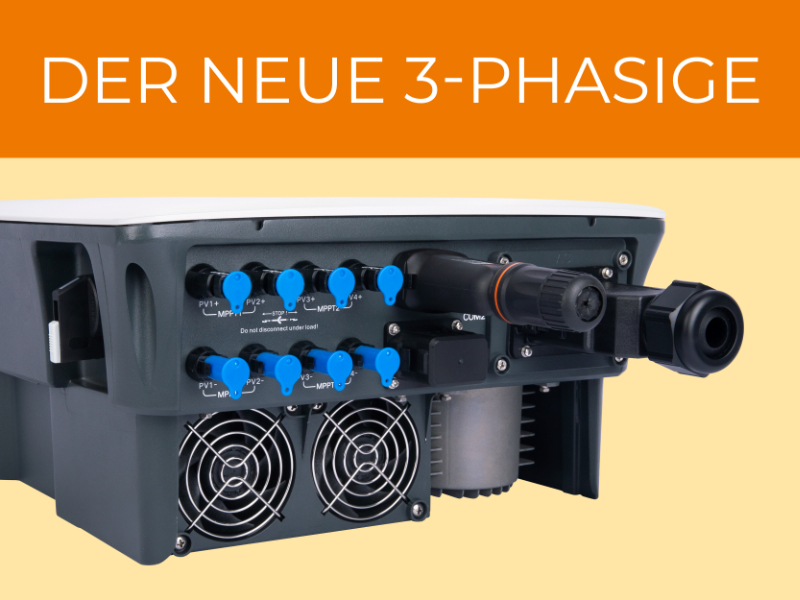 Sungrow: Der neue 3-Phasige Abbildung Wechselrichter von unten mit Anschlüssen