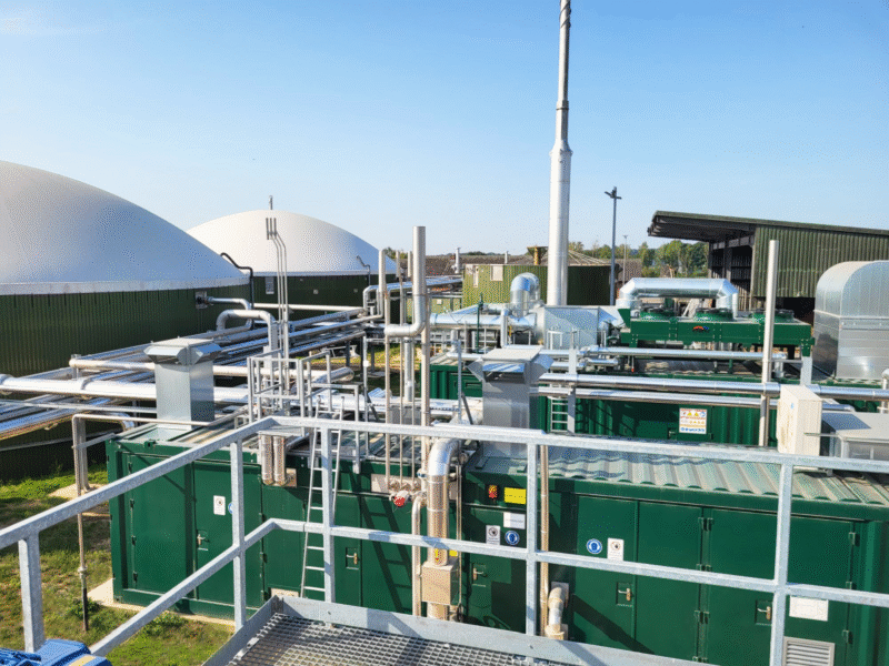 Foto einer Biogas-Aufbereitungsanlage