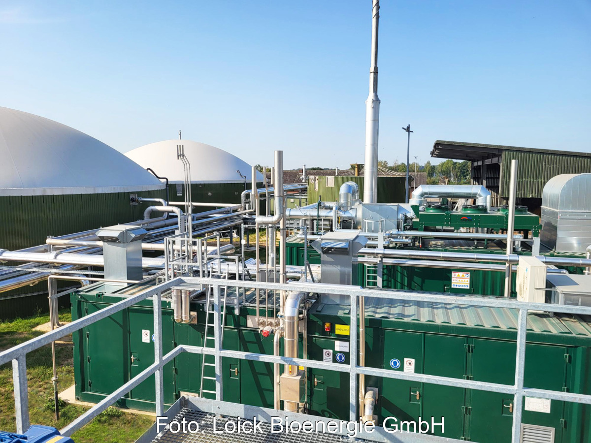 Foto einer Biogas-Aufbereitungsanlage