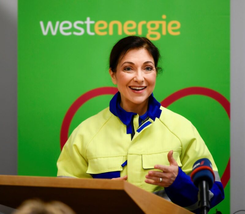 Halbportrait der Westenergie-Vorstandschefin Katherina Reiche.